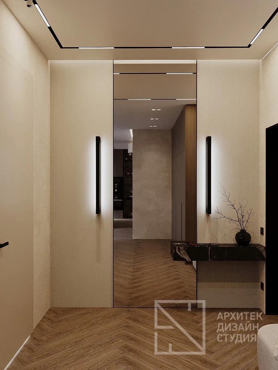 Дизайн интерьера квартиры в г. Абакан по ул. Авиаторов 1В/2 - Прихожая - Фото 1